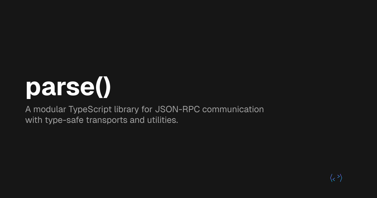 parse() - rpckit